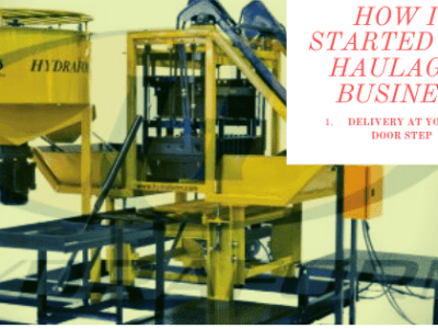 how i started my haulage&nbsp;business.